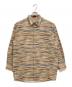 MISSONI（ミッソーニ）の古着「シアサッカー総柄シャツ」｜オレンジ×ブルー