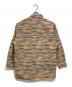 MISSONI (ミッソーニ) シアサッカー総柄シャツ オレンジ×ブルー サイズ:50：6000円