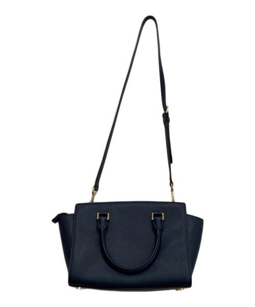 MICHAEL KORS（マイケルコース）MICHAEL KORS (マイケルコース) SELMA 2WAYバッグ ネイビーの古着・服飾アイテム