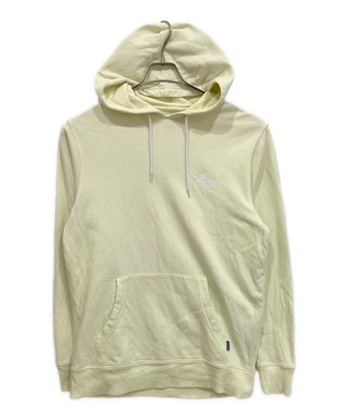 stussy（ステューシー）stussy (ステューシー) プルオーバーパーカー イエロー サイズ:Mの古着・服飾アイテム