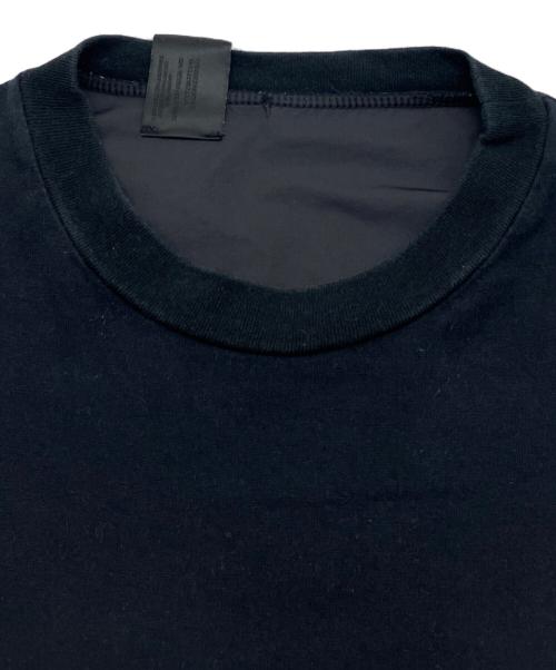 N.HOOLYWOOD（エヌ ハリウッド）N.HOOLYWOOD (エヌハリウッド) ドッキングTシャツ ブラック サイズ:36の古着・服飾アイテム