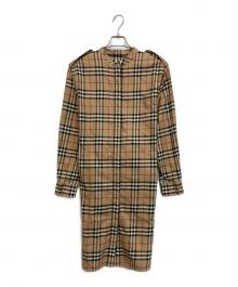 BURBERRY（バーバリー）の古着「ノバチェックワンピース」｜ブラウン