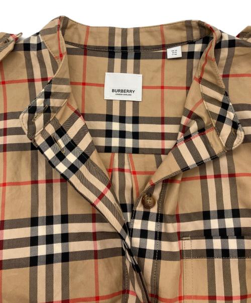BURBERRY（バーバリー）BURBERRY (バーバリー) ノバチェックワンピース ブラウン サイズ:42の古着・服飾アイテム