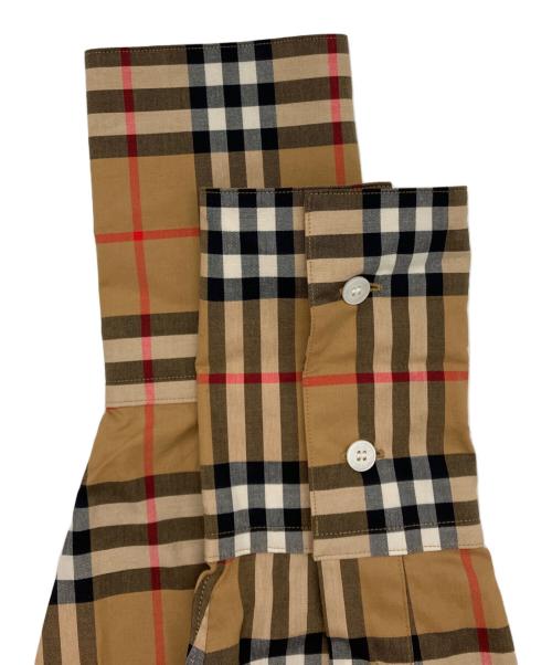 BURBERRY（バーバリー）BURBERRY (バーバリー) ノヴァチェックシャツワンピース ブラウン サイズ:36の古着・服飾アイテム