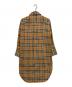 BURBERRY (バーバリー) ノヴァチェックシャツワンピース ブラウン サイズ:36：45000円