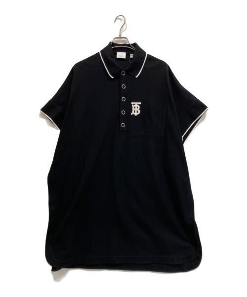 BURBERRY（バーバリー）BURBERRY (バーバリー) TBロゴ ポロシャツポンチョ ブラック サイズ:Mの古着・服飾アイテム