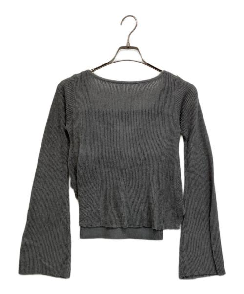 AND MARY（アンドマリー）AND MARY (アンドマリー) Emma knit flare cardigan set グレー サイズ:freeの古着・服飾アイテム