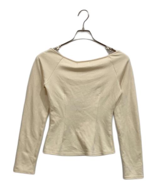 AND MARY（アンドマリー）AND MARY (アンドマリー) Mary logo choker tops アイボリー サイズ:freeの古着・服飾アイテム