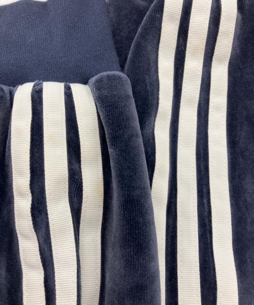 adidas Originals（アディダスオリジナル）adidas Originals (アディダスオリジナル) Velour Full Zip Hoodie/ジップパーカー ネイビー サイズ:Mの古着・服飾アイテム