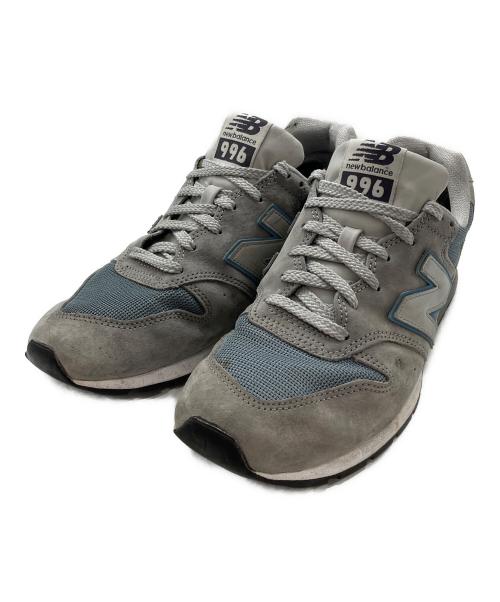 NEW BALANCE（ニューバランス）NEW BALANCE (ニューバランス) スニーカー グレー×ブルー サイズ:26.5の古着・服飾アイテム
