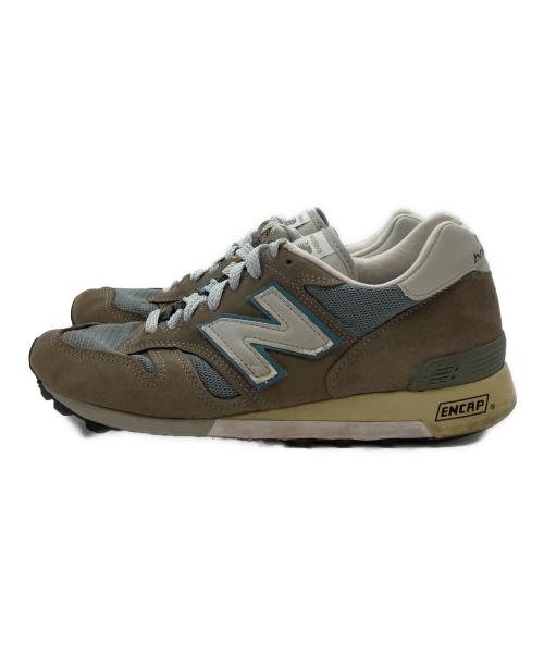NEW BALANCE（ニューバランス）NEW BALANCE (ニューバランス) スニーカー ブラウン×グレー サイズ:25.5の古着・服飾アイテム