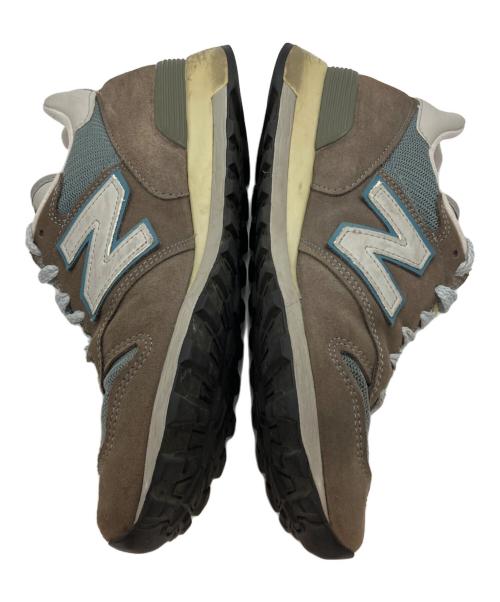 NEW BALANCE（ニューバランス）NEW BALANCE (ニューバランス) スニーカー ブラウン×グレー サイズ:25.5の古着・服飾アイテム