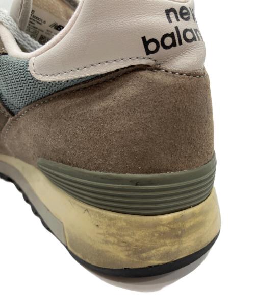 NEW BALANCE（ニューバランス）NEW BALANCE (ニューバランス) スニーカー ブラウン×グレー サイズ:25.5の古着・服飾アイテム