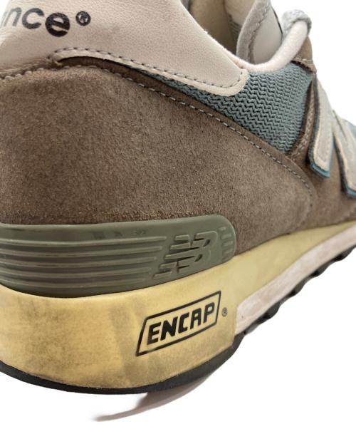 NEW BALANCE（ニューバランス）NEW BALANCE (ニューバランス) スニーカー ブラウン×グレー サイズ:25.5の古着・服飾アイテム