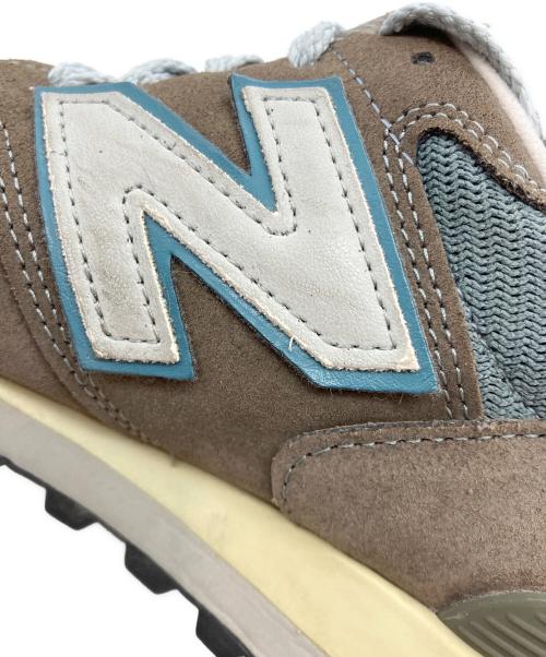 NEW BALANCE（ニューバランス）NEW BALANCE (ニューバランス) スニーカー ブラウン×グレー サイズ:25.5の古着・服飾アイテム