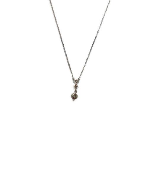 4℃（ヨンドシー）4℃ (ヨンドシー) エターナルシルバーネックレス 3連 シルバーの古着・服飾アイテム