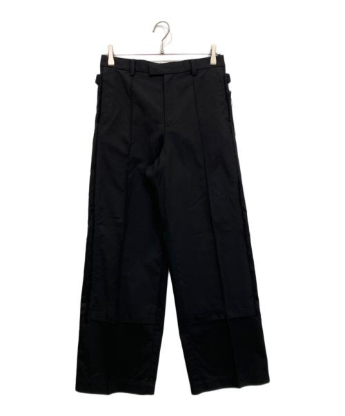 UNDERCOVER（アンダーカバー）UNDERCOVER (アンダーカバー) 切りっ放し加工スラックス ブラック サイズ:Mの古着・服飾アイテム