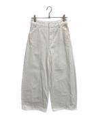 Plageプラージュ）の古着「washable straight PT」｜ホワイト