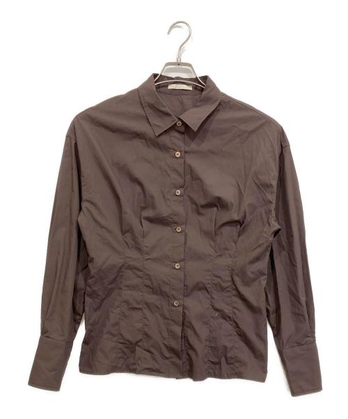 Plage（プラージュ）Plage (プラージュ) waist darts シャツ ブラウン サイズ:34の古着・服飾アイテム