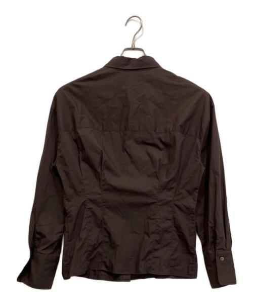 Plage（プラージュ）Plage (プラージュ) waist darts シャツ ブラウン サイズ:34の古着・服飾アイテム