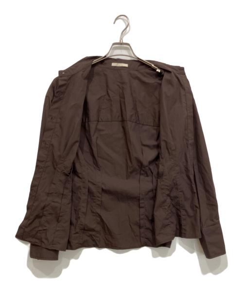Plage（プラージュ）Plage (プラージュ) waist darts シャツ ブラウン サイズ:34の古着・服飾アイテム