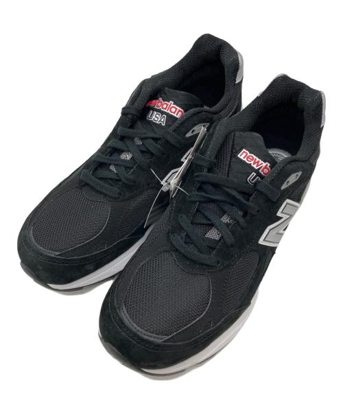 NEW BALANCE（ニューバランス）NEW BALANCE (ニューバランス) 990V3 ローカットスニーカー ブラック サイズ:26.5の古着・服飾アイテム