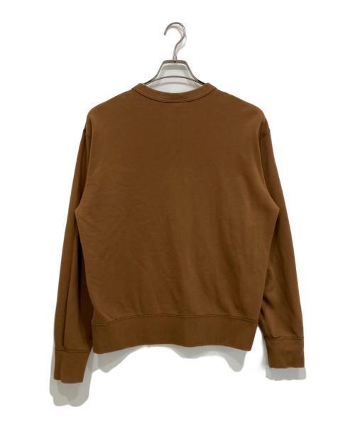 LACOSTE（ラコステ）LACOSTE (ラコステ) プレミアムコットンクルーネックスウェット ブラウン サイズ:Lの古着・服飾アイテム
