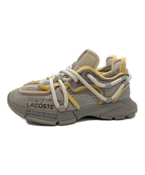 LACOSTE（ラコステ）LACOSTE (ラコステ) L003 ACTIVE RWY 123 SMA スニーカー イエロー×グレー サイズ:26.5の古着・服飾アイテム