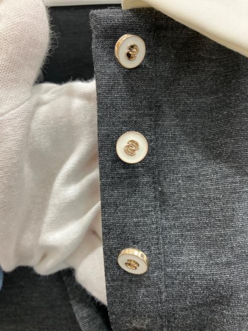 Snidel（スナイデル）Snidel (スナイデル) Sustainable衿つきプリーツカットミニワンピース グレー サイズ:1の古着・服飾アイテム
