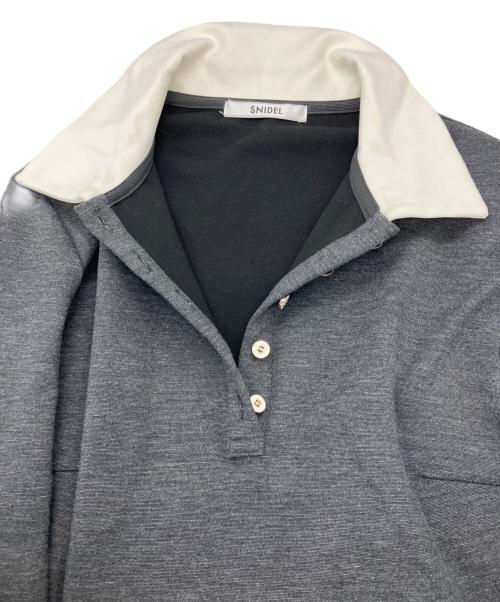 Snidel（スナイデル）Snidel (スナイデル) Sustainable衿つきプリーツカットミニワンピース グレー サイズ:1の古着・服飾アイテム