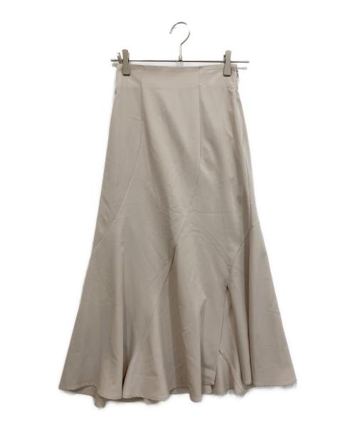 Apuweiser-riche（アプワイザーリッシェ）Apuweiser-riche (アプワイザーリッシェ) 26SS エスカルゴマーメイドスカート ベージュの古着・服飾アイテム