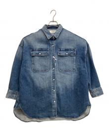 Healthy DENIM（ヘルシーデニム）の古着「デニムシャツ  Almond」｜インディゴ