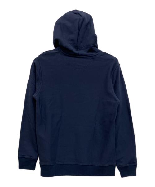 stussy（ステューシー）stussy (ステューシー) Vガゼット ワンポイント 刺繍ロゴ パーカ－ ネイビー サイズ:Sの古着・服飾アイテム