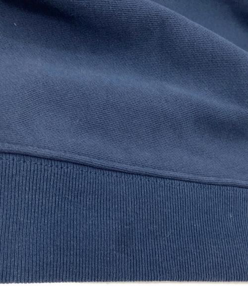 stussy（ステューシー）stussy (ステューシー) Vガゼット ワンポイント 刺繍ロゴ パーカ－ ネイビー サイズ:Sの古着・服飾アイテム