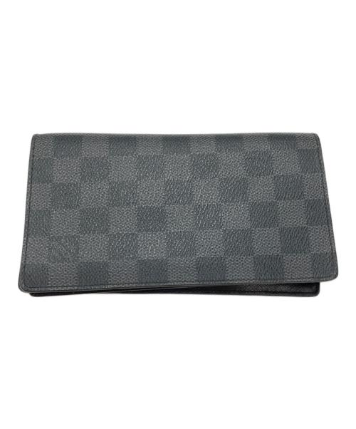LOUIS VUITTON（ルイ ヴィトン）LOUIS VUITTON (ルイ ヴィトン) ポルトフォイユ・ブラザ 長財布 ブラウンの古着・服飾アイテム