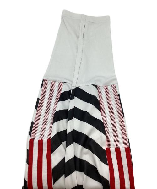 adidas（アディダス）adidas (アディダス) マンチェスターユナイテッド ハーフジップシャツ ホワイト×ブラック サイズ:Mの古着・服飾アイテム