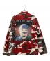 Supreme (シュプリーム) Hellraiser BDU Shirt シャツジャケット レッド×ブラック サイズ:L：12000円