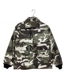 WTAPS（ダブルタップス）の古着「CIV JK JACKET COPO TWILL URBAN CAMO ジャケット」｜グリーン×ブラック
