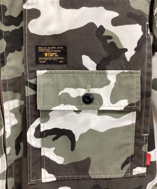 WTAPS（ダブルタップス）WTAPS (ダブルタップス) CIV JK JACKET COPO TWILL URBAN CAMO ジャケット グリーン×ブラック サイズ:2の古着・服飾アイテム