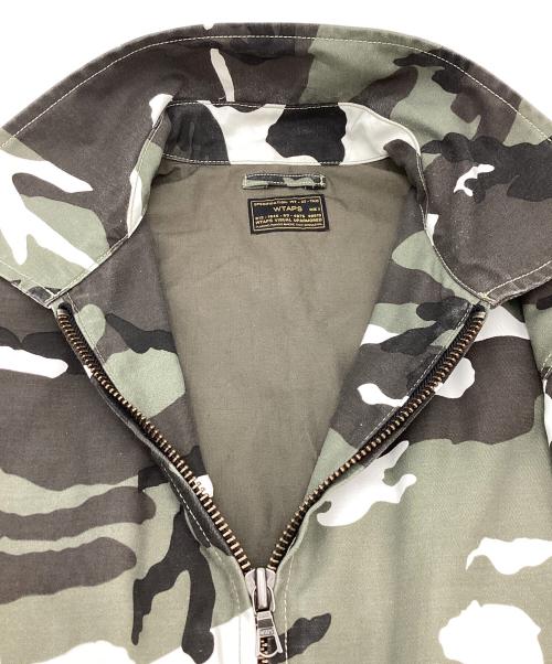WTAPS（ダブルタップス）WTAPS (ダブルタップス) CIV JK JACKET COPO TWILL URBAN CAMO ジャケット グリーン×ブラック サイズ:2の古着・服飾アイテム