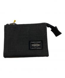 PORTER（ポーター）の古着「DUCK ZIP WALLET カードケース・財布」｜ブラック