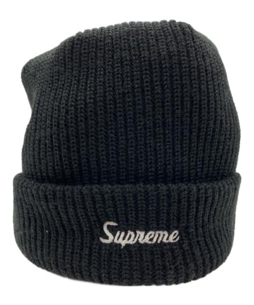 SUPREME（シュプリーム）SUPREME (シュプリーム) 21AW Loose Gauge Beanie ニット帽 ブラックの古着・服飾アイテム