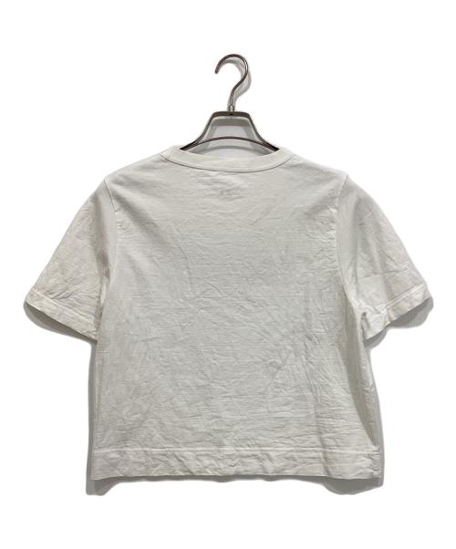 HUMAN WOMAN（ヒューマンウーマン）HUMAN WOMAN (ヒューマンウーマン) 26SS TSUNAGU ロゴTシャツ ホワイト サイズ:Mの古着・服飾アイテム