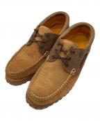 Timberlandティンバーランド）の古着「3-EYELET CLASSIC RUGSOLE モカシンシューズ」｜ブラウン