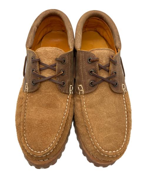 Timberland（ティンバーランド）Timberland (ティンバーランド) 3-EYELET CLASSIC RUGSOLE モカシンシューズ ブラウン サイズ:28の古着・服飾アイテム