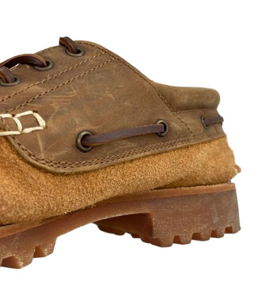 Timberland（ティンバーランド）Timberland (ティンバーランド) 3-EYELET CLASSIC RUGSOLE モカシンシューズ ブラウン サイズ:28の古着・服飾アイテム