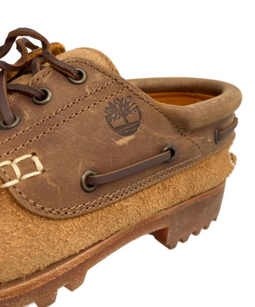 Timberland（ティンバーランド）Timberland (ティンバーランド) 3-EYELET CLASSIC RUGSOLE モカシンシューズ ブラウン サイズ:28の古着・服飾アイテム
