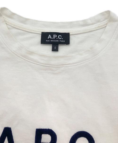 A.P.C.（アーペーセー）A.P.C. (アーペーセー) Tシャツ ホワイト サイズ:Sの古着・服飾アイテム