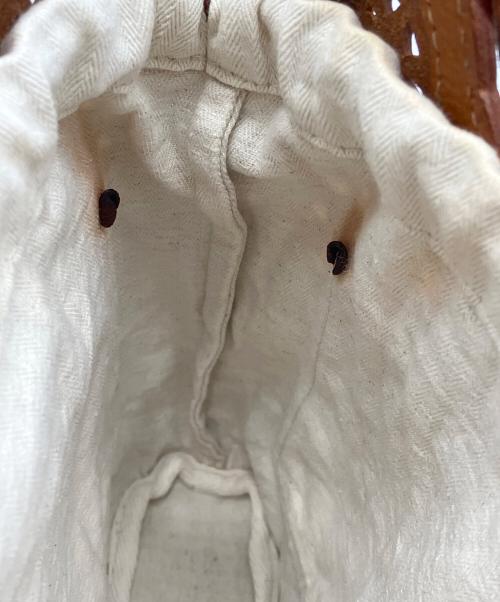 genten（ゲンテン）genten (ゲンテン) カットワークショルダーバッグ ブラウンの古着・服飾アイテム