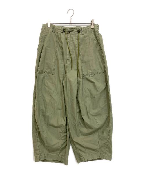 Needles（ニードルズ）Needles (ニードルズ) H.D. Pant - Fatigue ヒザデル カーキ サイズ:Mの古着・服飾アイテム